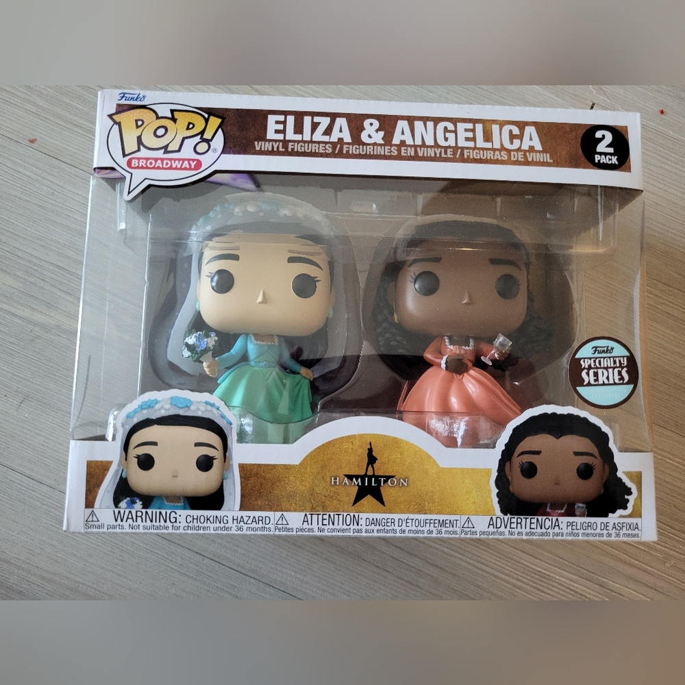 VAULTED Angelica And Eliza Hamilton Funko Pop Theater Musical Broadway U.S.